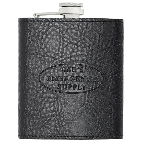 Perry Ellis Other - Perry Ellis Mens Flask Black Dad's Emergency 7 oz